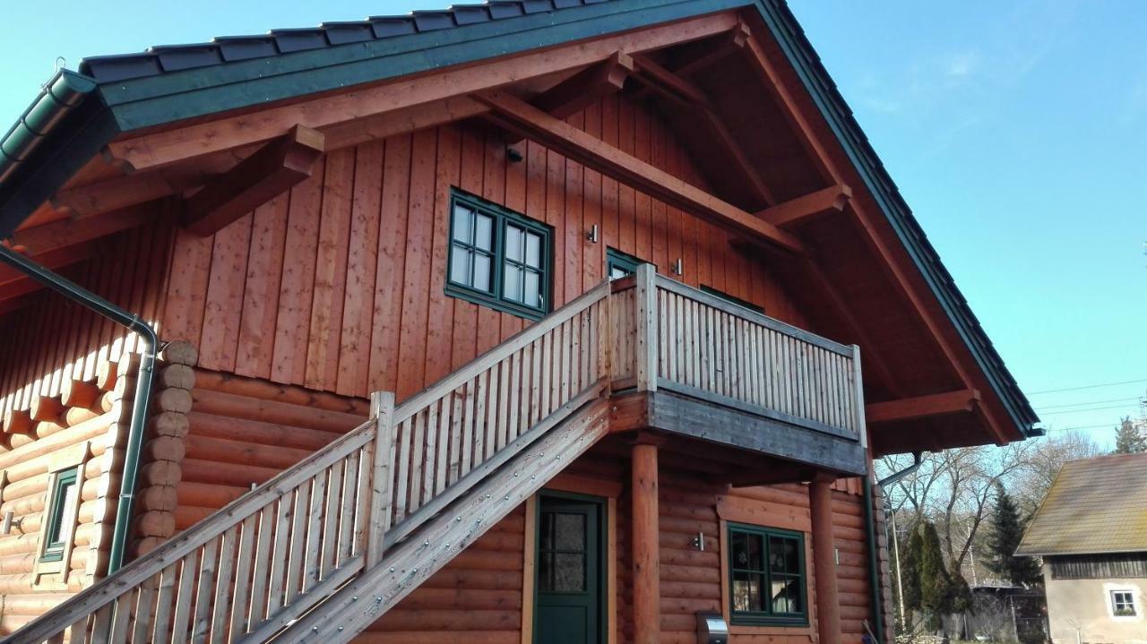 Blockhaus - Ferienwohnung Sunrise Augustusburg Kültér fotó