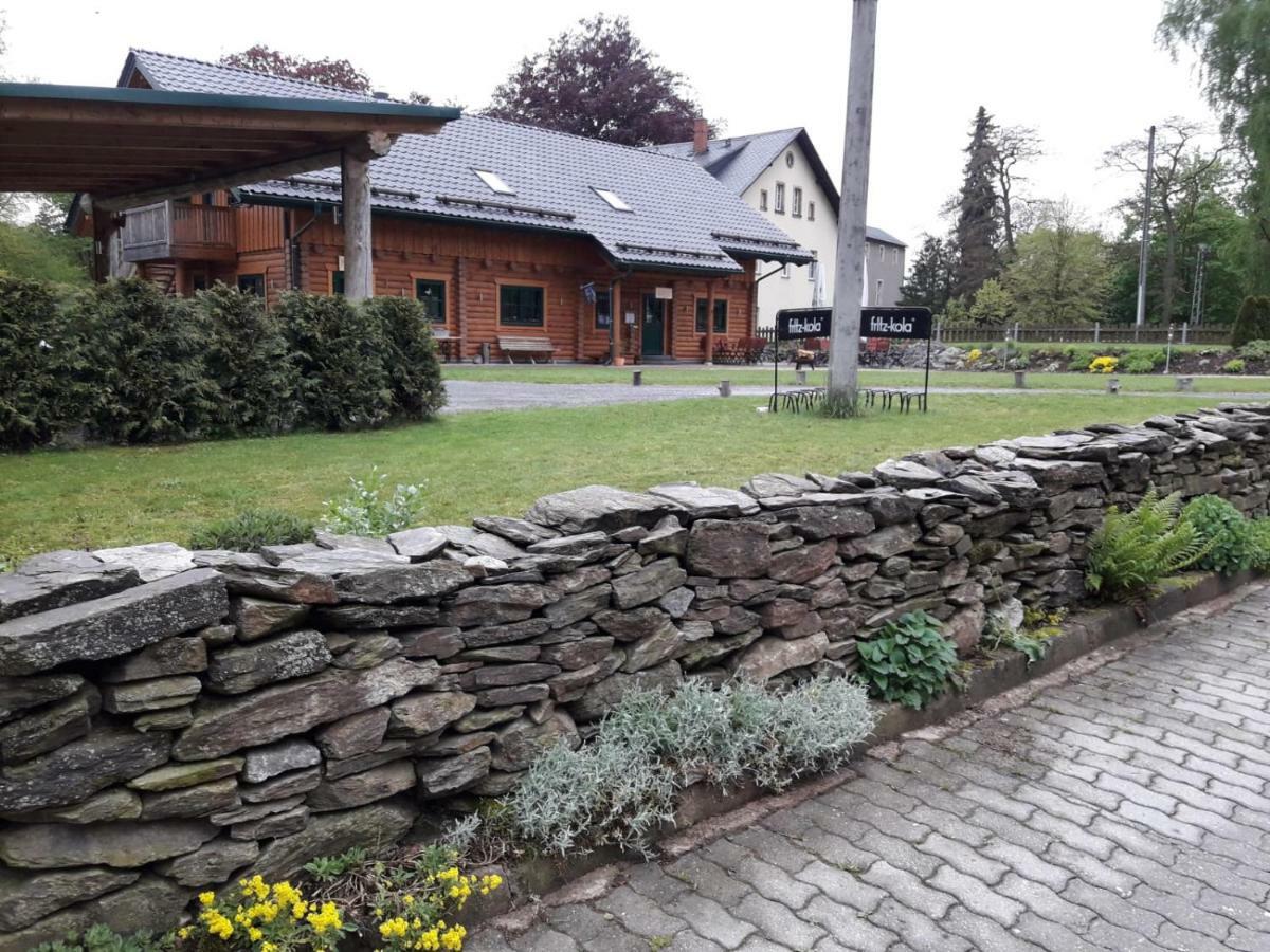 Blockhaus - Ferienwohnung Sunrise Augustusburg Szoba fotó